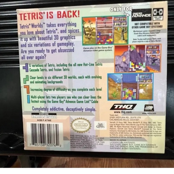 Tetris worlds Gameboy advance - Picture 4 of 4